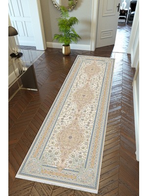 10 Post Online Yolluk Salon Halısı Turuncu Kaymaz Kesme Yıkanabilir Ince Dijital Baskı Koridor Halısı