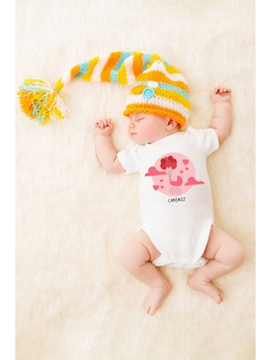 Tuğba Baby Kız Bebek Canımız Baskılı Body Zıbın
