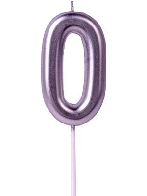 Partici 0 Rakam Mum Gümüş