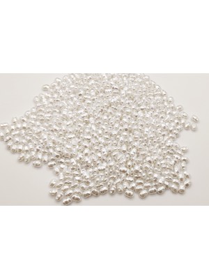 Yiğit Aksesuar Yamuk Inci Formsuz Inci Kırık Beyaz 100 Adet