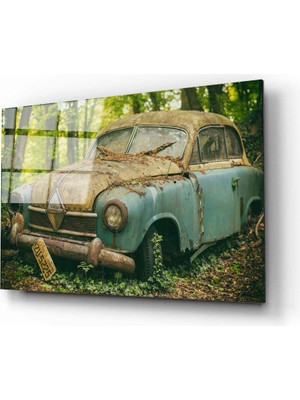 Aras Glass Art Klasik Araba Cam Tablo