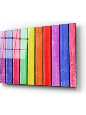 Aras Glass Art Renkler 4 Cam Tablo
