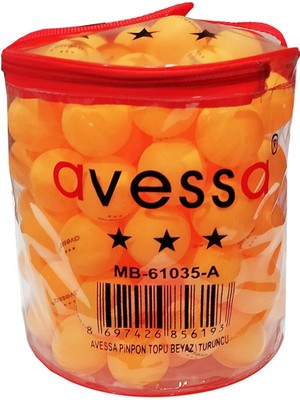 Avessa 100 Adet Masa Tenisi Topu Pinpon Topu Turuncu