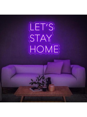 Honey Concept Lets Party Neon Duvar Yazısı Dekoratif Duvar Aydinlatmasi Gece Lambası