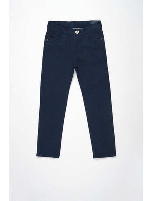 Doctor Junior Erkek Çocuk Likralı Dokuma Pantolon Günlük Stil 14 Yaş Boru Paça Modeli