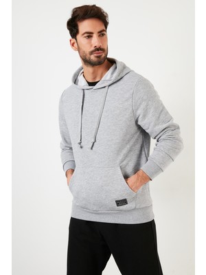 Buratti Pamuklu Kapüşonlu Kanguru Cepli Sweat Erkek Sweat 5905240