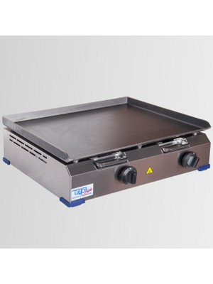 Tuğra DE-7300 53 cm Ikili Sönme Emniyetli Doğalgazlı Eko Pleyt Izgara (Ce)