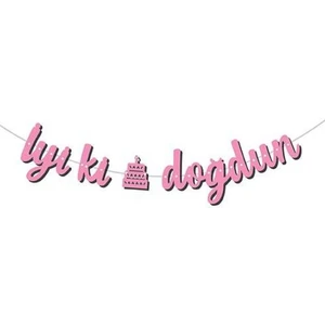 Partipan Iyiki Doğdun Pembe Banner