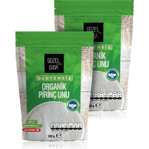 Güzel Ada Gıda Organik Pirinç Unu 2x300 Gr (Glutensiz)