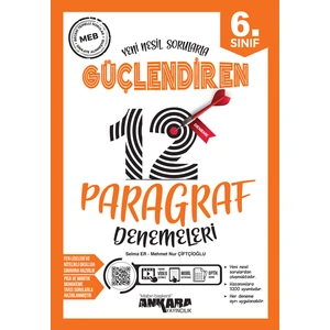 Ankara Yayıncılık 6.Sınıf  Paragraf Güçlendiren Denemeleri