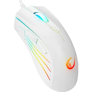 SMX-R33 Limbo Makrolu Beyaz 6400DPI RGB Ledli Drag Click Mouse