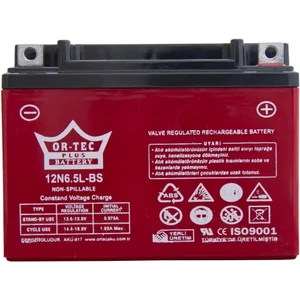 12V 6.5Ah / 12N6.5L-Bs Motosiklet Aküsü
