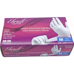 Pudralı Latex Eldiven M