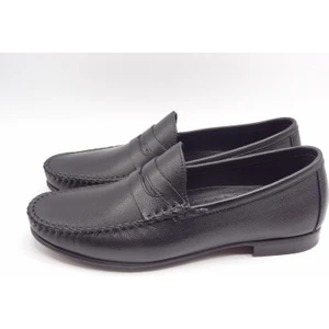 King Shoes Siyah Yazlık Erkek Ayakkabı AU541