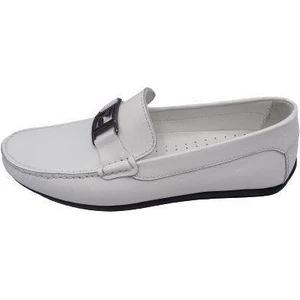 King Shoes 4013 Beyaz Yazlık Erkek Ayakkabı
