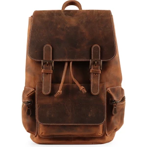 Deri Valley Sırt Çantası - Taba