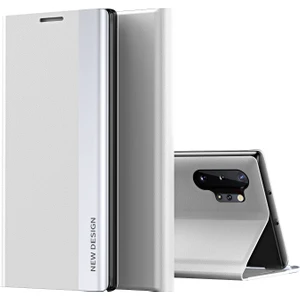 Samsung Galaxy Note 10+ / Note 10 Plus Için Ince Flip Deri Manyetik Kılıf (Yurt Dışından)