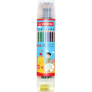 Kuru Boya Trio Thick 12'li Plastik Kutu 203/12-PT