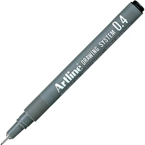 Drawing System 0.4 Çizim Kalemi Siyah