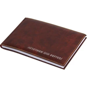 Öğretmen Izin Defteri Suni Deri Ciltli 17X24