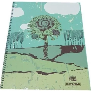 Sert Kapak Spiralli Defter Lotus A4 120-1 _18