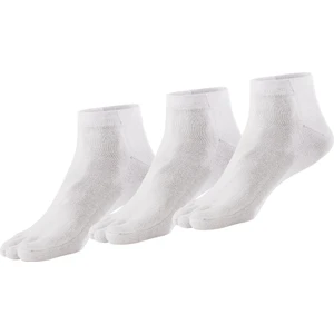 Bonny Silver Mantar Önleyici Parmaklı Patik Erkek Beyaz Gümüş Çorap 3'lü Paket