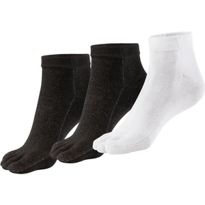 Bonny Silver Mantar Önleyici Parmaklı Patik Kadın Gümüş Çorap 3'lü Paket