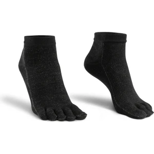 Bonny Silver Mantar Önleyici Parmaklı Patik Kadın Siyah Gümüş Çorap