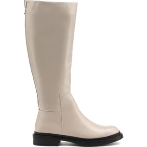 INCI CLAYA.Z 1PR Beyaz Kadın Düz Çizme