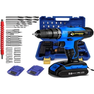 Japon Professıonel Tools 58V 8AH Mv-R Metal Şanzıman Şarjlı Çift Akülü Vidalama 27PRÇ Uç Setli