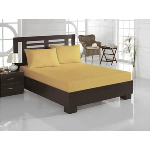 Çarşaf Ranforce Yastık Kılıflı 120X200 cm Trendy Sarı