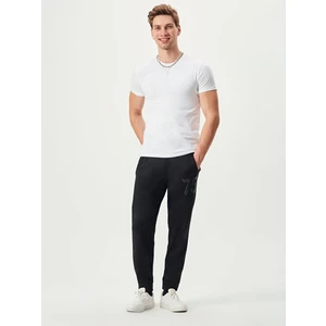 Erkek Basıc Slim Fit Beyaz T-shırt