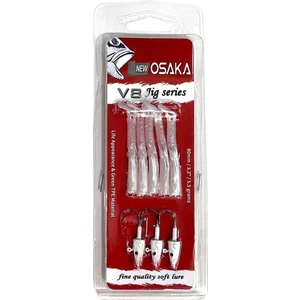 V8 Jig Series 8cm 5,5gr Silikon Yem - Pearl Silver