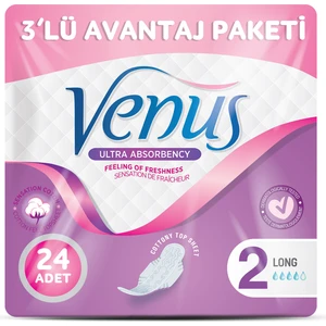 Hijyenik Ped Uzun 24 Adet (3 Paket)