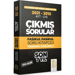 Benim Hocam Yayınları 2015-2021 YKS 2. Oturum EA Sözel Bölüm Son 7 Yıl Tıpkı Basım Fasikül Çıkmış Sorular