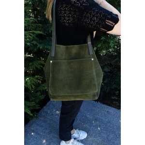 Deri Süet Kadın Omuz Çantası YC011992HSD