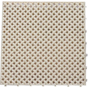 Plastik Geçmeli   Gri   Yer Karosu 33 x 33 cm 4 Adet