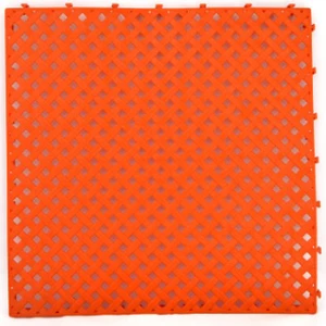 Plastik Geçmeli   Turuncu   Yer Karosu 33 x 33 cm 15 Adet