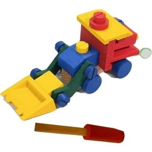 Ahşap Sök Tak Kepçe 13X13CM Oyuncak