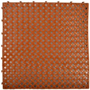 Plastik Geçmeli Kahverengi   Yer Karosu 33 x 33 cm   15  Adet