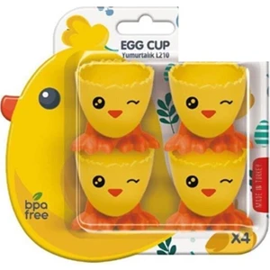 4'lü Şirin Civciv Yumurtalık Kahvaltılık Pişmiş Yumurta Koyma Standı