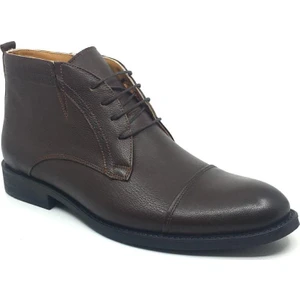 Luis Figo  Hakiki Deri Erkek Günlük Kışlık Fermuarlı Klasik Bot 40-48