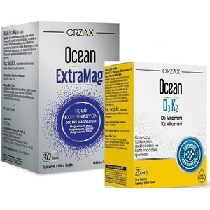 Ocean D3K2 Vitamini 20 ml Damla+Ocean Extramag 30 Tablet