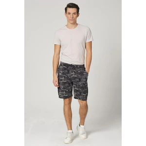 Alexander Gardi Alexandergardı Kamuflaj Desenli Kargo Cepli Şort (E21-SINTO Srt)
