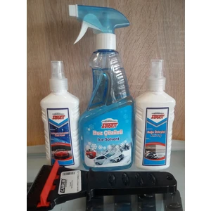 Kışlık Set Buğu Giderici-Yağmur Kaydırıcı-Buz Kırıcı-Buz Çözücü