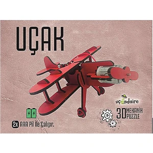 Darksent Öğrenci Robot Eğitim ve Oyun Seti 3D Mekanik Puzzle - Hareket Eden Uçak