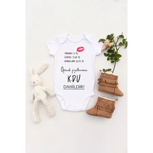 Tılsım Store Unisex Bebek Öpücük Fiyatlarımıza Kdv Dahildir Baskılı Body Zıbın
