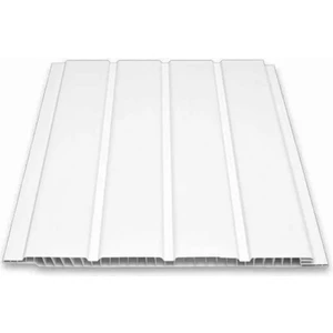 Ser Profil Fugalı Beyaz Plastik Pvc Duvar Tavan Lambiri 10 Adet 20 cm x 2 M 4 M2
