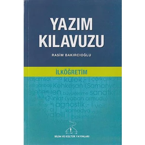 Bilim Yayınevi Bilim ve Kültür Yazım Kılavuzu