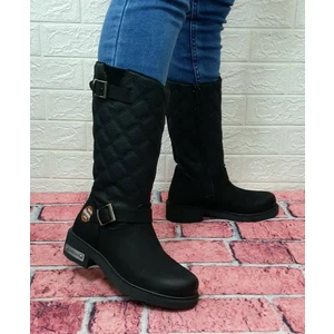 Hammer Jack 102 15980 Siyah Renk Deri Kadın Çizme